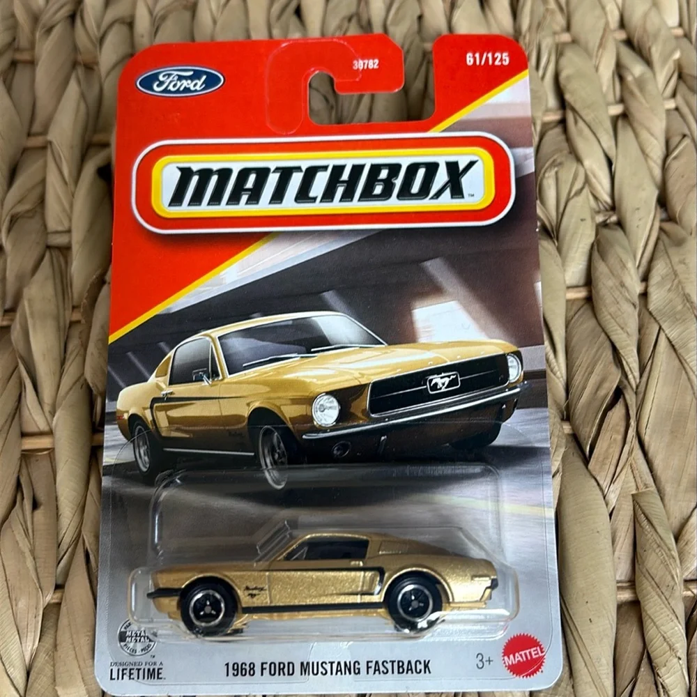 Matchbox Gold Ford Mustang Fastback Golden Fast Back Muscle Pony Car 2026 New